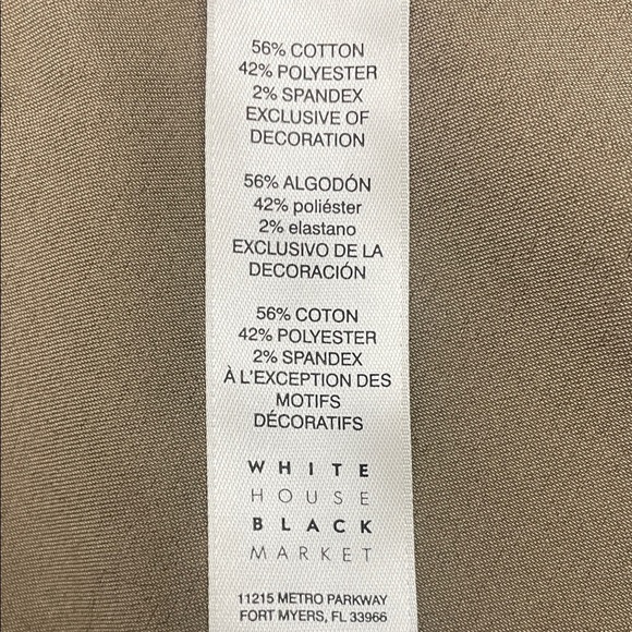 Olive Tan Military Style Shoulder Pad Zip Up Jacket Pockets Size 12 - Picture 11 of 15